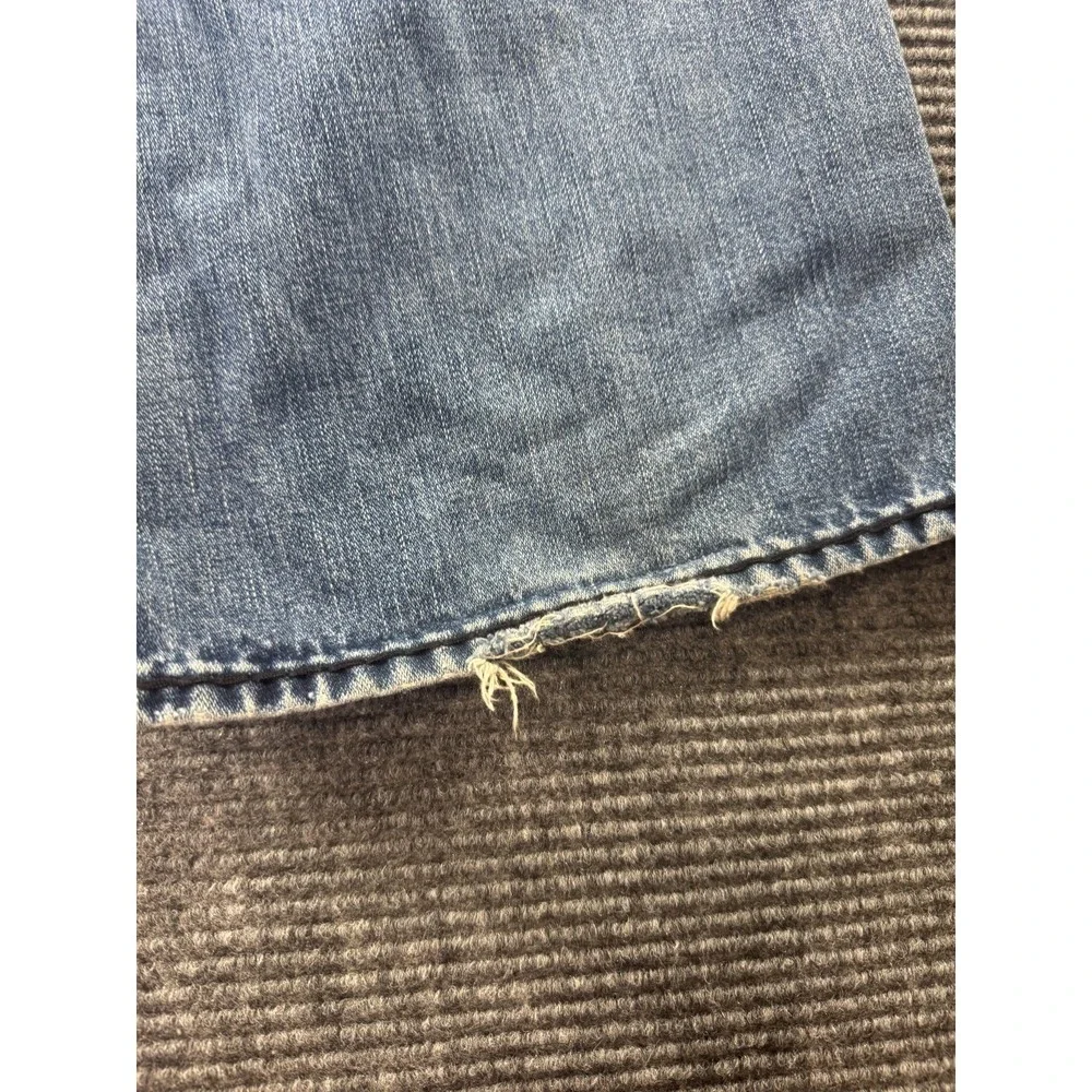 Vintage True Religion Billy Super T Jeans Mens 36x32 Bootcut Blue USA Made Y2K